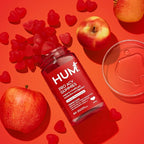 HUM Pro Apple Cider Vinegar Gummies with Probiotics for Digestive Health & Gut Health,100% Organic Apple Cider Vinegar with Mother Gummy Vitamins, Vitamin B12 for Energy Support, 60 ACV Gummies