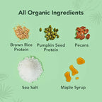 Aloha Organic Maple Sea Salt Protein Bar, 12 ct