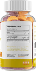 Zahler Yummy Kids Calcium Gummies - Kids Calcium Vitamin D Gummies - Non-GMO Gluten Free 250mg Calcium Supplement with Vitamin D3 - Support Strong Bones & Teeth in Toddlers and Children (60 Count)