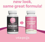 VITA-PCOS Cortisol Supplement for Women – Cortisol Vitamins for Endocrine & Energy Stabilizing Formula for Women – Rhodiola Rosea Extract, Ashwagandha, L-Theanine, & Phosphatidylserine – 60 Capsules