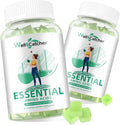 EAA Gummies Essential Amino Acids - 60 Days Supply All 9 Essential Aminos and All Branched-Chain Aminos (BCAAs) Sugar Free with Muscle Recovery Energy Support Non GMO Green Apple Flavor