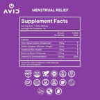AVID Playboy - Menstrual Relief PMS Oral Strips (30 Edible Strips) Fast Dissolving PMS Cramp Relief & Hormonal Balance Strips for Women - Lemon Ginger Flavored Multi-Benefit PMS Supplement for Women