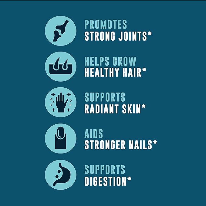 Grass-Fed Bone Broth Capsules with Collagen from Organic Bone Broth Powder. Collagen Supplement for Nails, Hair, Joints and Digestive Health* Support. Gut Friendly-Ingredients, 180 Capsules