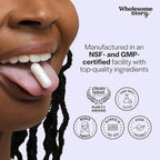 Wholesome Story Organic Vitex Chasteberry Supplement for Women | Hormone Balance, Fertility Support & Period Regulation | Vitex Berry Agnus Castus Extract | 120 Capsules | Chaste Tree Berry