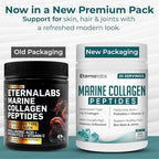 Collagen Peptides Powder for Women & Men 250g | Hydrolyzed Collagen Type I & III with Hyaluronic Acid & Vitamin C Supports Hair, Skin, Nails, Bones & Joints | Gluten-Free | Unflavored 250g