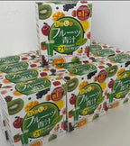YUWA Fruit Aojiru Japanese Green Juice Powder, Dietary Supplement with Barley Leaf, Enzymes, Lactic Acid Bacteria, 20 Sticks, 3g Each, Made in Japan