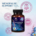 Menopause Supplements for Women - Natural Hormone Support with DIM, BioPerine & Broccoli Extract - Menopause Relief and Balance Antioxidant, for Hot Flashes and Night Sweats Support - 60 Capsules