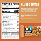 KIND Breakfast Protein Bars, Almond Butter, Healthy Snacks, Gluten Free, 8g Protein, 6 Count