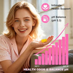 Feminine Balance Gummies for Women - PH Balance Gummies Support Vaginal Flora, Gut Health & Immune System, Vegan, Gluten-Free, Tropical Pineapple Flavor (60 Count)