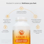 Alkaline for Life Alkalini-C Buffered Vitamin C Powder, L-Ascorbate Mineral Ascorbates with Calcium Magnesium Potassium and Zinc, Corn-Free Non-GMO Easy-Mix pH-Balanced Daily Wellness Support, 16 oz