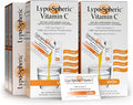 LivOn Laboratories Lypo–Spheric Vitamin C – 6 Cartons (180 Packets) – 1,000 mg Vitamin C & 1,000 mg Essential Phospholipids Per Packet – Liposome Encapsulated for Improved Absorption – 100% Non–GMO