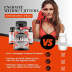 Bellaburn - Belly Fat Burner for Women, Appetite Suppressant for Weight Loss, Metabolism Booster, Thermogenic Fat Burners, Diet Pills that Work Fast, Weight Loss Pills, USA Made, 3rd Party-Tested