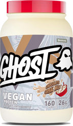 GHOST Vegan V2 Protein Powder, Chocolate Cereal Milk – 2.7LB Tub, 26G of Protein - Plant-Based Pea & Organic Pumpkin Blend Protein with Fiber & Iron - Flavored Post Workout Shakes - Soy & Gluten Free
