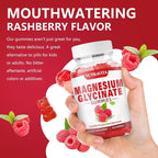 Magnesium Glycinate Gummies 1000mg with Magnesium L - Threonate,Chelated Magnesium Potassium Complex Supplement with VitD, B6, CoQ10, Calcium,Supports for Memory, Calm, Mood - 90 Gummies