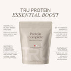 TRU Supplements Plant Based Protein Powder, BCAA, EAA, 20g Vegan Brown Rice & Pea Protein, 100 Calories, 27 Vitamins, No Artificial Flavors 25 Servings (Strawberry Cream)