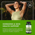 Swanson Spearmint Leaf Full Spectrum Digestive Supplement for Digestive-Comfort-Seeking Adults - 400 mg Mentha Spicata (60 Capsules)