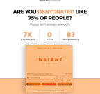 Instant Hydration Electrolytes Powder Packets - Citrus Orange Drink Mix - Zero Sugar - Keto, Vegan, Gluten-Free, Non-GMO - Boost Recovery, Brain Health, Muscle & Tissue Support- 30 Sticks