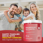Award Winning Magnesium Glycinate Gummies for Adults & Kids - with L-Theanine & Lemon Balm - Magnesium Gummies for Women & Men for Relaxation Support - No Sugar Added, Non-GMO (120 Count)