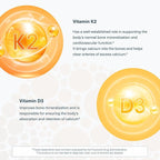 Youtheory K2D3 - Bone & Heart Health Support* - Combines Vitamin D3 & Vitamin K2 - Dairy, Soy & Gluten Free - Peach, 60 Vegetarian Gummies