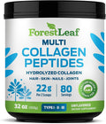 Collagen Peptides Powder Unflavored - Hydrolyzed Collagen Protein Powder Type 1, 2 & 3 - Grass Fed Keto Collagen Powder for Women & Men - Vital Hair, Skin, Nails, Joints, Recovery, 11g Per Serving