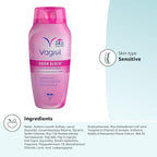 Vagisil Feminine Wash for Intimate Area Hygiene, Odor Block, Gynecologist Tested, Hypoallergenic, 12 oz, (Pack of 2)