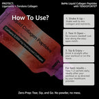 BeMe Liquid Collagen Peptides - Tendon & Ligament Supplements for Injury Prevention & Tissue Repair. Liquid Shots with TENDOFORTE for Active Recovery, Gym Performance Athletes - 15 Grapefruit Sachets