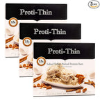 Proti-Thin Salted Toffee Pretzel Protein Bars, 15g Protein, Low Calorie, Very Low Carb (VLC), Low Fat, High Fiber Snack, KETO Diet Friendly, Ideal Protein Compatible, Gluten Free (3 Boxes - Save 5%)