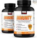 Force Factor Immunity, Immune Support Booster with Elderberry and 1000mg of Vitamin C, Plus Vitamin D, Zinc, Probiotics, Antioxidants, and Echinacea for Immune Health Defense, 90 Count (Pack of 2)