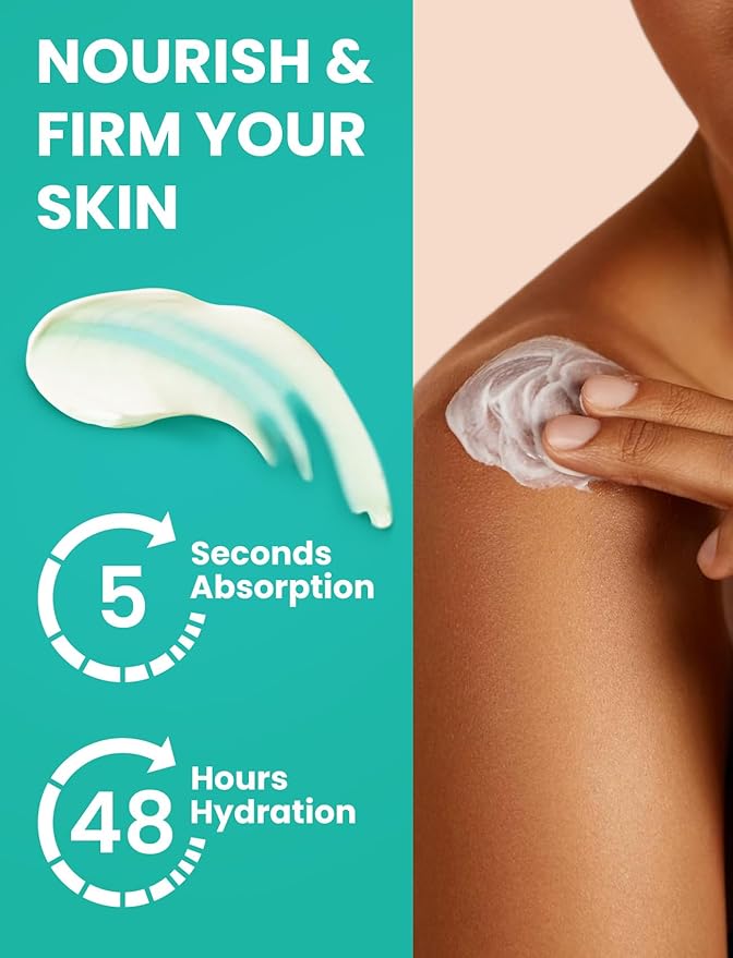 Venture Pal Topical Magnesium Cream, Fast-Absorbing Magnesium Moisturizing Lotion with Coconut Oil, Shea Butter & Hyaluronic Acid, Suitable for Kids