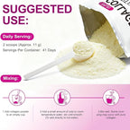 Multi Collagen Peptides Powder,Type I, II, III, V, X,with Biotin,Vitamin C,Hyaluronic Acid,Supports Healthy Joint, Hair, Skin & Nail Support,Grass-Fed, Non-GMO,16oz
