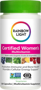 Rainbow Light Certified Womens Multivitamin, Multivitamin Supplement, 120 Caps (Pack May Vary)