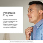THORNE - Pancreatic Enzymes - Digestive Enzymes Supplement for Digestion Support - Minimizes Occasional Gas & Bloating* - Third-Party Certified - Gluten, Dairy & Soy-Free - 180 Capsules
