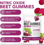 Total Beets Soft Chews,Beet Root Gummies with Vitamins C & B12,L-Arginine & L-Citrulline,Grapeseed Extract,Antioxidants,Healthy Energy Supplement with Elite Ingredients,Heart Health Superfood (1)