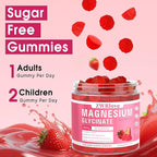 Magnesium Glycinate Gummies 400 mg with Ashwagandha,Magnesium Malate & L-Theanine for Women Men & Kids Adults,Chewable Complex Supplements for Sleep,Calm,Nerves,Heart,Muscles,90 Count