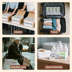 Travel Size Toiletries Kit Individually Packed,Personal Hygiene Kit for for Men Women