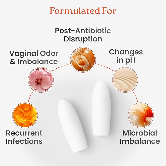 NewLife Naturals Vaginal Probiotic Suppositories 2 Billion CFU – Feminine pH Balance & Odor Support – Bacillus Coagulans + Prebiotic + Lactic Acid – Non GMO All Natural - 30 Day + Supply (14 Inserts)