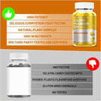 Calcium Magnesium Zinc Gummies with Vitamin D3 & K2 for Bone, Muscle & Immune Support - High Potency Enhanced Absorption - 60 Mango Pineapple Gummies