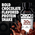 Oikos Protein Shake,Chocolate,30g High Protein Drinks,Shelf Stable,Ready to Drink,5g Prebiotic Fiber,12 fl oz Bottle,,(Pack of 24)
