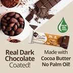 NuGo Slim Dark Chocolate Espresso, 16g Vegan Protein, 3g Sugar, 7g Fiber, Low Net Carb, Keto Friendly, Gluten Free, 12 Count