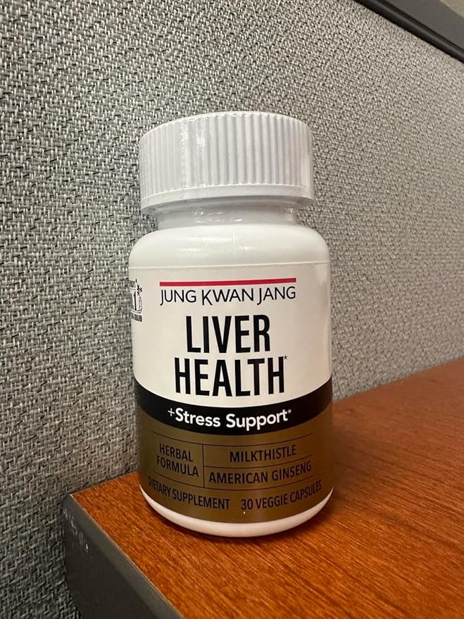 JUNG KWAN JANG Liver Health Formula with Milk Thistle and American Ginseng - Liver Cleanse Detox & Repair Support Supplement - 30 Capsules for Men and Women