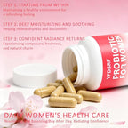 Women's Vaginal Probiotic Supplement for Intimate Health & pH Balance | with Hyaluronic Acid, Multi-Collagen, Vitamin C | Supports Comfort, Moisture & Antioxidant Defense | 120 Capsules (1)