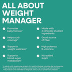 Nature's Way Weight Manager Drink Mix Packets, Supports Craving Management & Abdominal Fat Loss*(1), with Clinically Studied Ingredients, Plant-Based Fiber, No Sugar, Mixed Fruit Flavored, 30 Packets