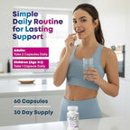 GLP-1 Support Weight Loss Probiotic Supplement - Women Men Natural Appetite Suppressant Metabolism Booster Healthy Gut Support - GLP1 Support for Hunger Control Curb Cravings & Fat Burn