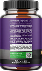 High Strength Organic Ashwagandha Supplements - Ashwagandha Organic Tablets for Mood Support & Hormone Balance for Women & Men - Root Extract Powder with Black Pepper for Better Absorption - 60 Ct