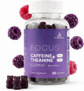 Caffeine and L-Theanine Gummies, Berry Flavor – Smooth Energy and Calm Focus with 50mg Caffeine and 100mg L-Theanine per Gummy; Clean, Crash-Free Energy Gummies for Work, Study & Daily Productivity