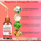 Cortisol Supplement Liquid Drops,Cortisol Reducer w.Magnesium Glycinate,Ksm-66 Ashwagandha,L-Theanine,Liquid Magnesium Cortisol Drink Mix for Cortisol & Hormone Balanced,Relax,Calm