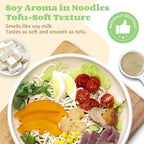 HealSpot Tofu Noodles,High Protein Ramen,Sugar Free Pasta,Low Carb,Low Fat,Low Glycemic,Non GMO,Keto & Plant Based Friendly,Ready to Eat Meals,Made with Pure Soy Milk,Soft,Easy to Digest(6 packs) | Healthy, Light in Taste, Clean Ingredient, Satisfying
