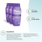Vagisil Feminine Wash for Intimate Area Hygiene, pH Balance, Gynecologist Tested, Hypoallergenic, 12 oz, (Pack of 3)