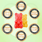 softbear Glucosamine Chondroitin Gummies with MSM Triple Strength, Organic Chewable Glucosamine Chondroitin Supplement for Joint Support Vegan Mixed Fruit Flavor 120 Gummies