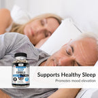 Kaya Naturals - Sleep Support Formula with Melatonin - Aid Support Vitamin Supplement - Sleep Stress and Mood Support - L-Tryptophan, Passion Flower, Ashwagandha and More (30 Count)